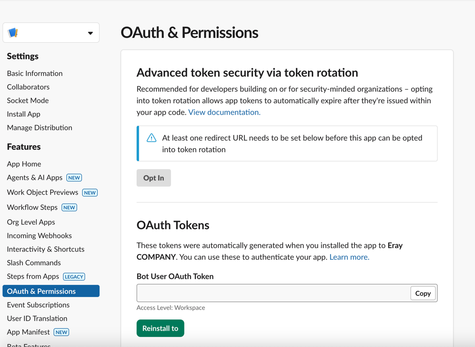 OAuth Scopes